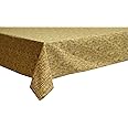mediatex srl Tovaglia Rettangolare Amalfi Colori Assortiti 2 Misure 6 e 12 Coperti Made In Italy (Giallo Graffiato, 140x180 C