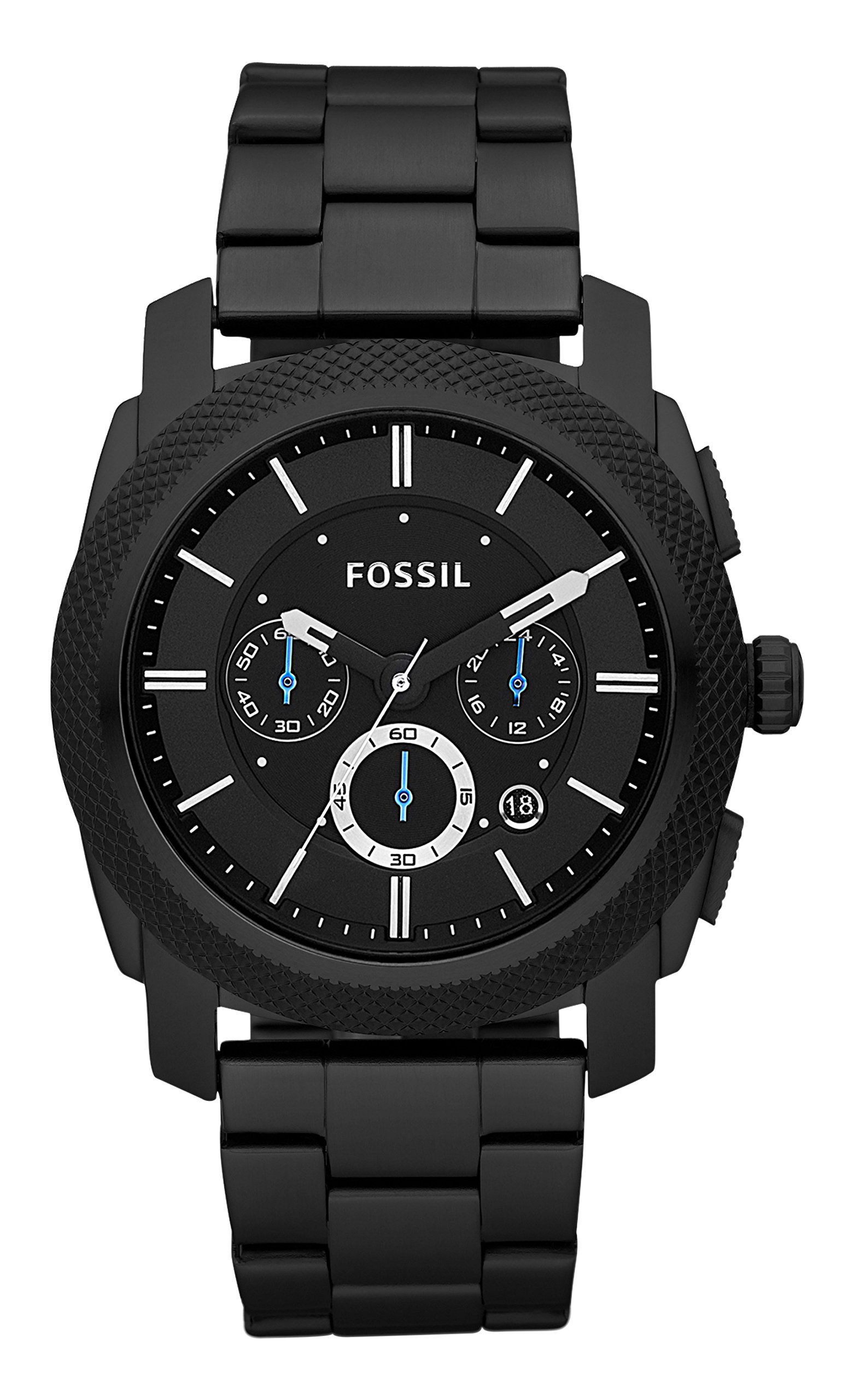 reloj fossil plateado hombre