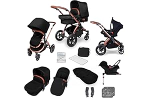 Ickle Bubba Stomp V4 All in one Travel System with Isofix (Galaxy) (Midnight on Bronze)