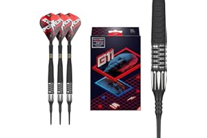 Target Darts Phil Taylor Gen 11 Power 9-Five Soft Tip Darts, 95% Tungsten Raw Power G11 | Freccette Phil Taylor Generation 11, Set di Freccette in Edizione per Giocatori con Punte Pixel
