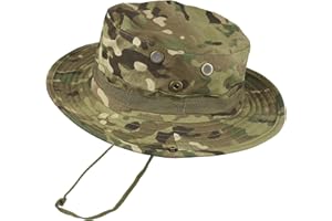 CHINWHI Boonie Hat Bucket Hat Sun Protection Round Hat Military Tactical Camo for Fishing Camping Outdoors Sport Men Woman Unisex