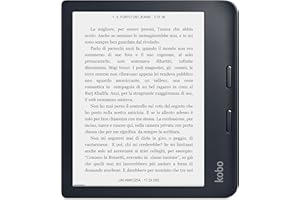 Kobo Libra 2 | eReader | Touchscreen impermeabile da 7" | Antiriflesso | Luminosità e temperatura colore regolabili | Riduzione luce blu | eBook | WiFi | 32 GB | Tecnologia Carta E Ink (Nero)