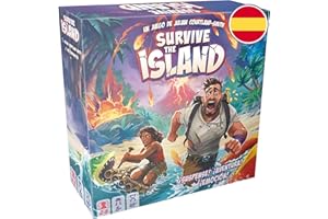 Zygomatic | Survive The Island | Juego de Mesa Familiar De Supervivencia | Escapa con Los Tesosros| A Partir de 8 Años | De 2 a 5 Jugadores | 45 Minutos por Partida | Español