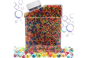 AOMIGT Perlas de Agua, Perlas de Gel, 110g Bolas de Gel para Decoración de Flores, perlas de agua, no tóxicas, para bricolaje, decoración, relleno de plantas