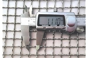 INOXIA WIRE MESH 11mm Hole Size - Stainless Steel 304L - Cut Size: Sample - 2 Mesh Count - Woven Wire Mesh - By Inoxia