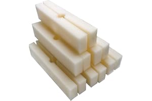 LTWHOME Compatible Mousseux Filtration Tapis Convient pour Fluval FX4 / FX5 / FX6 Aquariophilie (Paquet de 12)