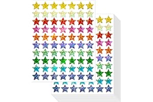 GICARE 3500 Piezas 10 Colores Pegatinas Estrellas Brillante 1,5 cm Pegatinas de Recompensa, Gomets Estrellas Pegatinas, Colores Stickers Pegatinas Etiquetas Adhesivos para Profesores Calendarios DIY
