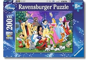 Ravensburger - Puzzle XXL Amici Di Disney | Puzzle 8 Anni In Su | Puzzle Bambini Da 200 Pezzi In Regalo | Regalo Bambino 8 Anni 49 X 36 Cm | Puzzles Ravensburger