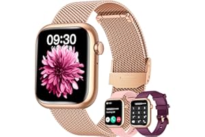 NONGAMX Smart Watch Women Bluetooth Call: 1.83" Touch Screen Fitness Tracker Smartwatch Heart Rate Blood Pressure Oxygen Sleep Health Monitor Activity Step Counter 123 Sports IP67 Waterproof For Android Ios