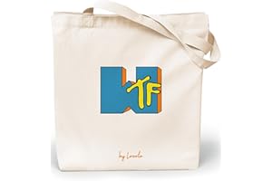 Loxato Tote Bag Tela - Borsa di Tela con Frasi Divertenti - Borsa Cotone Shopper Aesthetic - Idea Regalo Originale - Tote Bag Cotone per Università, Spiaggia - Shopper Donna - 35x42x8cm