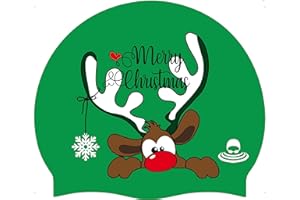 SportySwim Silicone Christmas Swim Caps