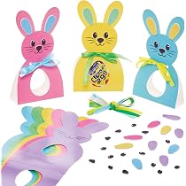 Kit Uova Di Pasqua Baker Ross Per Bambini - Confezione Da 6 Biglietti Con Buste E Decorazioni - 2