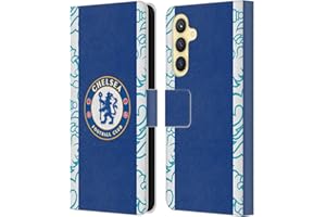 Head Case Designs Officially Licensed Chelsea Football Club Home 2022/23 Kit Leather Flip Case Compatible With Samsung Galaxy S23 FE 5G