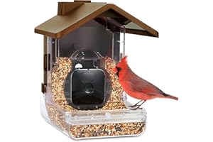 Wasserstein Bird Feeder Camera Case Compatible with Blink, Wyze, and Ring Cam - Bird Feeder for Bird Watching with Your Security Cam - (Camera Not Included)
