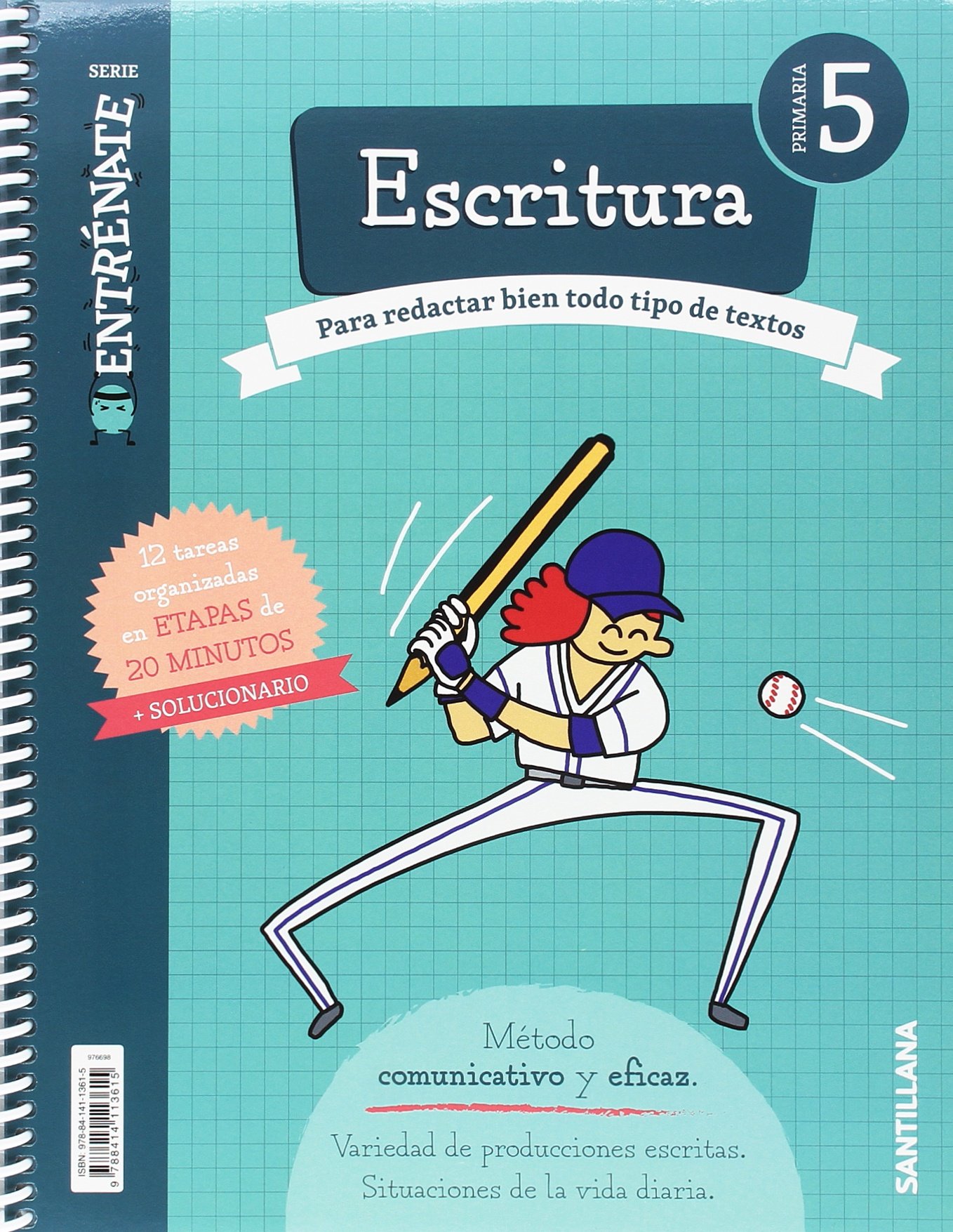 CUADERNO ESCRITURA SERIE ENTRENATE 5 PRIMARIA