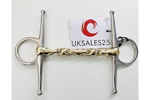 UKSALES25 Waterford Full Cheek Snaffle Bit GS & SS (Horse Bits) (5.5")