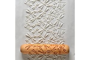 MKM Pottery Tools Wood Big Handroller für Ton (BHR-23 Libellen)