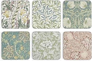 SPODE Morris & Co - Set di 6 sottobicchieri