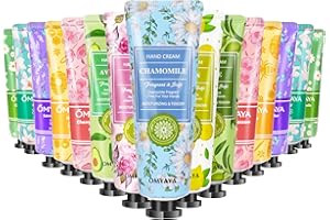 KIYTARBOO Zestaw mini kremów do rąk, 15 sztuk, na Boże Narodzenie, do pielęgnacji dłoni, bardzo suchych, popękanych rąk, rozmiar podróżny, krem nawilżający, mały krem pielęgnacyjny, zestaw upominkowy dla kobiet