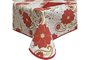 NADA HOME Tovaglia Natalizia Servizio da tavola + tovaglioli Preziosa Home 12 posti 6365