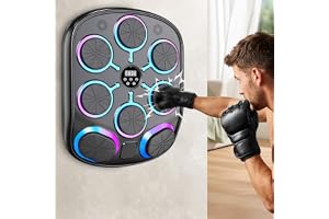 Musikboxningsmaskin för vuxna/barn, elektronisk Bluetooth-boxningsmaskin med musik, musikboxningsmaskin med boxhandskar, 11 j