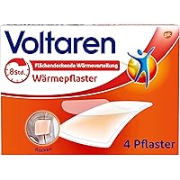 Voltaren Wärmepflaster ohne Arzneimittelwirkstoff für langanhaltende Schmerzlinderung für Rücken, Nacken, Schultern, 4…