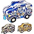 FunBlast Piggy Bank for Kids – Set of 2 Money Saving Box for Kids, Return Gifts for Kids, Car Shaped Coin Box with Lock & Key – Random Color