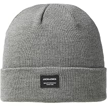Beanie Mütze Herren London England – Isoliert, Mit Union Jack, Für Winter & Kühle Tage | Grau, Weich & Warm
