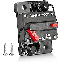Schutzschalter, Auto 12V 60 Ampere Auto Boot Audio Manueller Reset Schutzschalter Schalter Sicherung Unterstützung Für 60 Ampere Schutzschalter 60 Ampere Schutzschalter Auto Schutzschalter Schutzschal