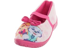 Brandsseller Mädchen Hausschuhe Ballerinas mit Motiven im Stil von Paw Patrol