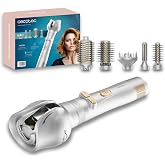 Cecotec Ceramiccare 6in1 Gyro 6 in 1 Air Brush, 1100 W Power, 6 Heads | Rotating head with rotating function, 6 interchangeab