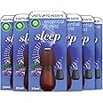 Air Wick Essential Mist Refills, Sleep, Pack 6 x 20ml, Natural Essential Oils, Last up to 270 days, Air freshener
