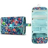 FINPAC Portable Toiletry Travel Wash Bag, Large Hanging Makeup Organiser | Water-resistant Cosmetic Storage Pouch Case for Wo