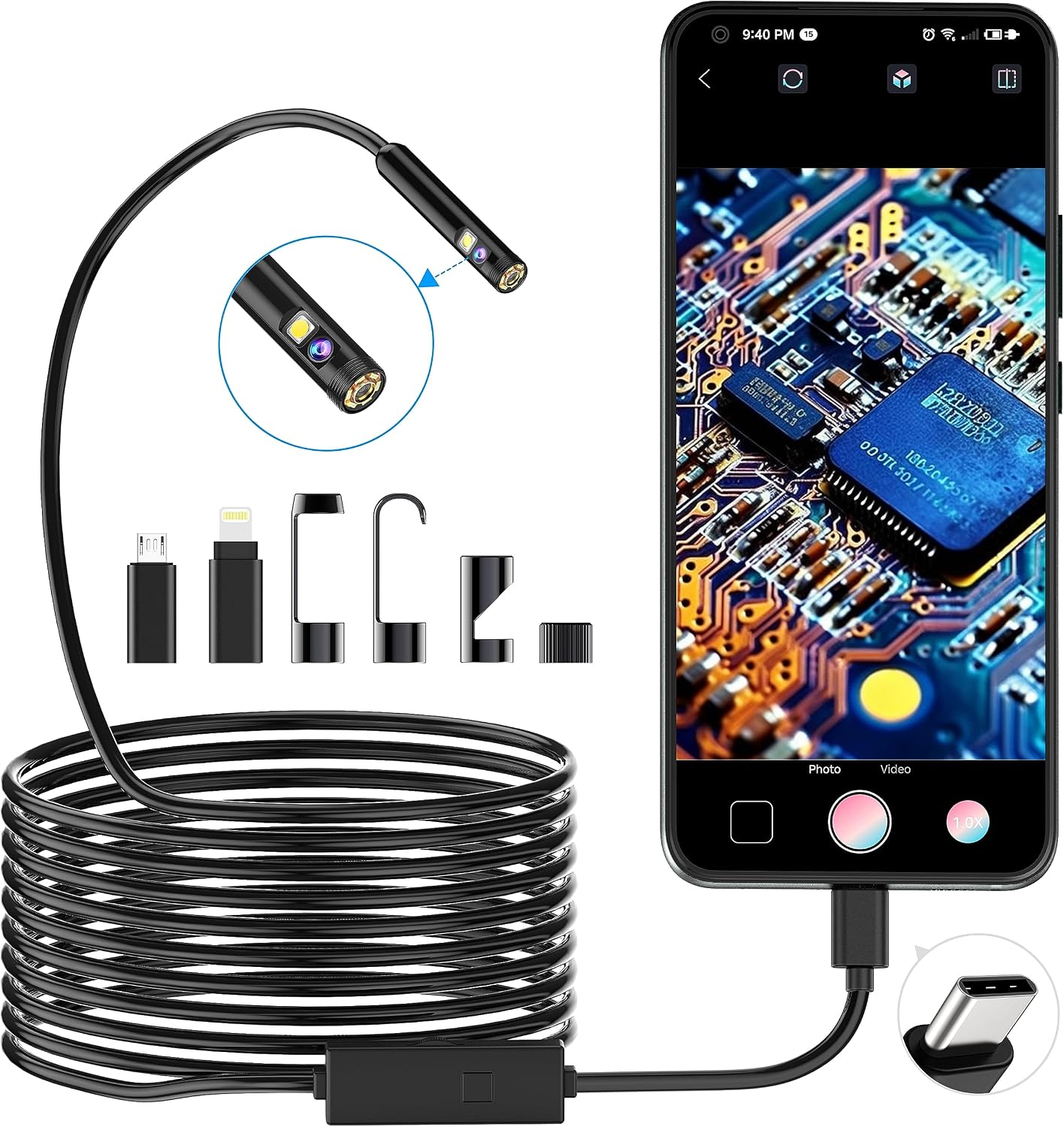 Avis d'Expert & Test Approfondi : Pancellent 1920P Dual Lens Snake Inspection B (Sélection)
