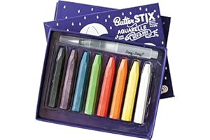 Jaq Jaq Bird Butterstix Aquarell 1108065 Lot de 8 craies colorées avec stylo à eau
