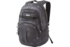Nitro Chase Rucksack Schulrucksack mit Organizer Schoolbag Daypack mit 17 Zoll Laptopfach