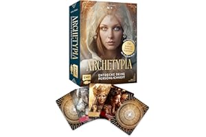 Kartenset: Archetypia – Entdecke deine Persönlichkeit mit den Methoden der Psychoanalyse: 50 kraftvolle Karten mit Goldrand und umfassendem Begleitbuch | Edle Box mit Magnetverschluss