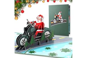 WDJLNZB Tarjetas de Navidad 3D, 3D Tarjetas de Felicitación de Navidad, Navidad Tarjetas, Navidad Tarjeta de Felicitación Pop Up Regalo Tarjeta, Tarjetas de Navidad con Sobres, Regalo para Navidad