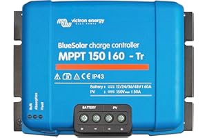 Victron Energy BlueSolar MPPT TR 150V 60 amp 12/24/36/48-Volt Contrôleur de Charge Solaire