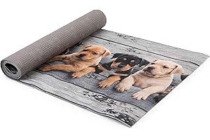 HomeLife Tappeto Cucina Antiscivolo Lavabile Made in Italy | Tappeto Passatoia al Metro PVC e Cotone con Stampa Colorata | Tappeto Cucina 180 cm in Vinile, Moderno e Decorativo con Cuccioli