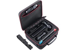 Go-Go Hard Carrying Case Compatible with Nintendo Switch, Travel Case fit Switch Pro Controller