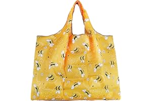 Lin's Liliana Grande borsa pieghevole, 50 x 66 cm, riutilizzabile, leggera, ad asciugatura rapida, antistrappo, per shopping, viaggio