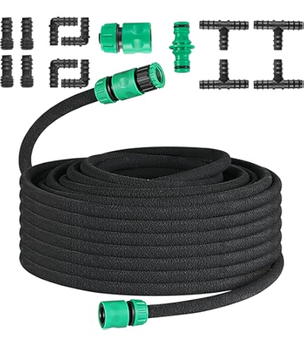 Tubo In PVC Per Microirrigazione A Goccia - 15 Metri - Per Orto, Giardino E Serre - Risparmio Idrico