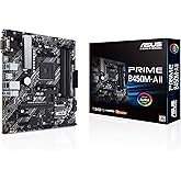 ASUS Prime B450M-A II AMD AM4 (Ryzen 5000, 3a/2a/1a generazione Ryzen Micro ATX scheda madre (128GB DDR4, 4400 O.C.), NVMe, H