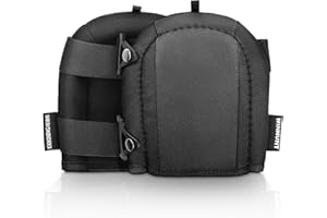 WINHUNT Knee Pads for Men, Knee pads for Work Trousers, Waterproof Foam Padding and Gel Cushion, for Gardeners, Workers, Sports, Strong Adjustable Non-Slip Straps,1 Pairs