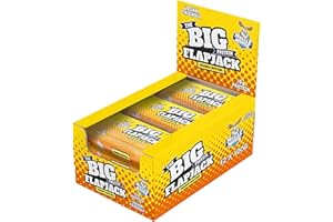 Muscle Moose The Big Protein Flapjack - Peanut Butter, 12 x 100g