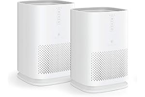 MEDIFY AIR Medify MA-14 Air Purifier with True HEPA H13 Filter | 470 ft² per Hour for Smoke, Odors, Pollen, Pets | 99.9% Removal to 0.1 Microns | White, 2-Pack