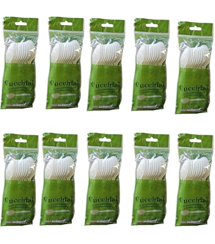 100 Cucchiai Monouso In Legno 16cm - Naturali, Biodegradabili, Ecologici By DON PALILLO - Foto 7