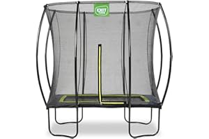 EXIT TOYS EXIT | Silhouette trampoline - Rectangular - garden trampoline - Outdoor - Includes safety net