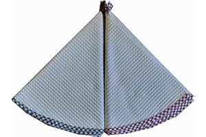 MYVORREI 2 Strofinacci Tondi Nido Ape Misura cm 71x71 Made in Italy Cotone 100%